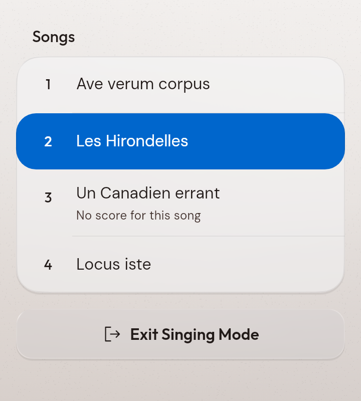 Every score of the concert, in one document